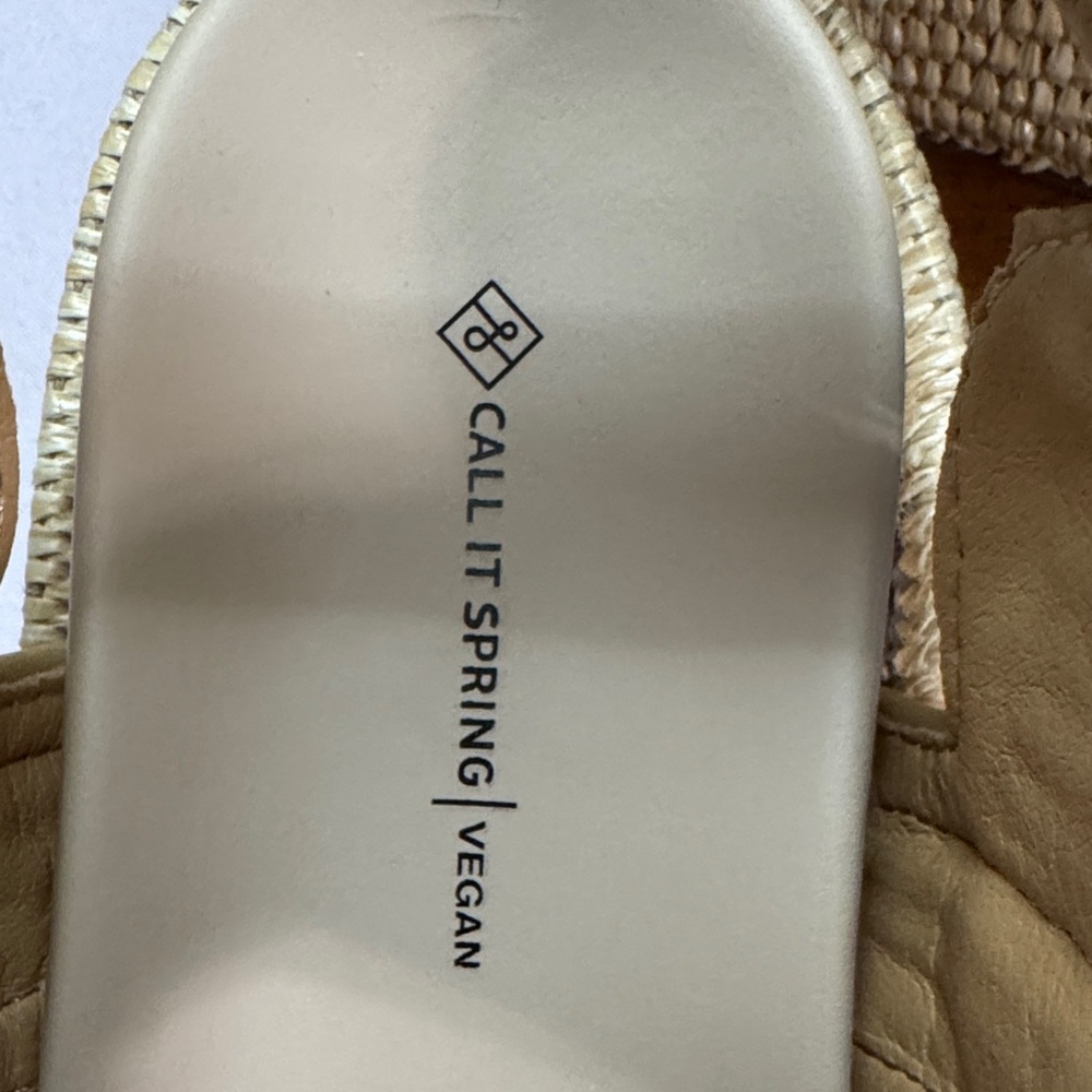 Call It Spring Mauii Wedge Sandals NIB - Picture 2 of 10